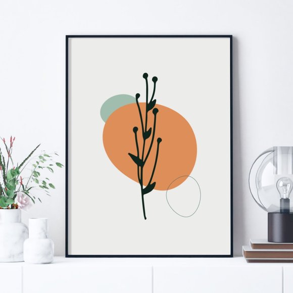 Modern Minimalist Abstract Boho Wall Art Print Home Decor [No Frame] - Picture 3 of 6